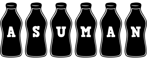 Asuman bottle logo