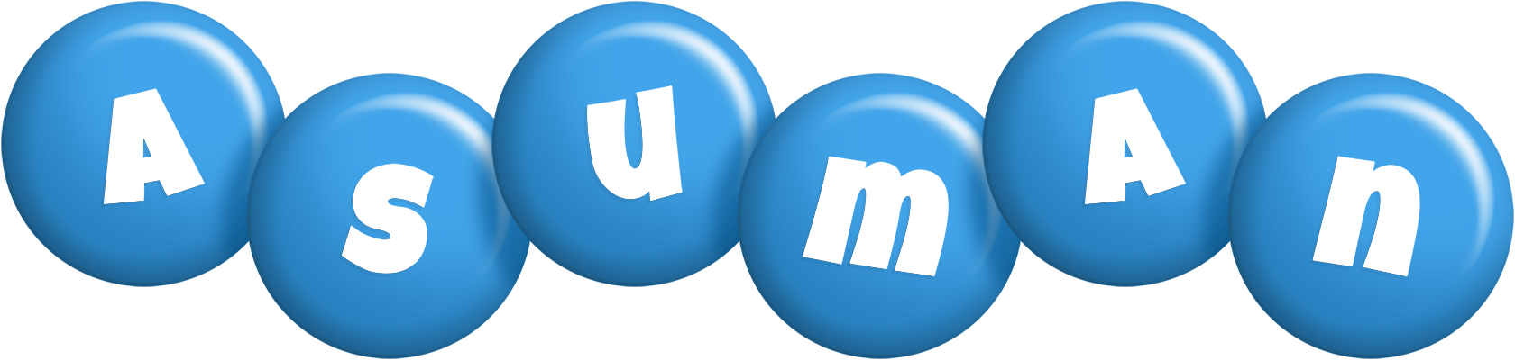 Asuman candy-blue logo