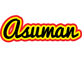 Asuman flaming logo