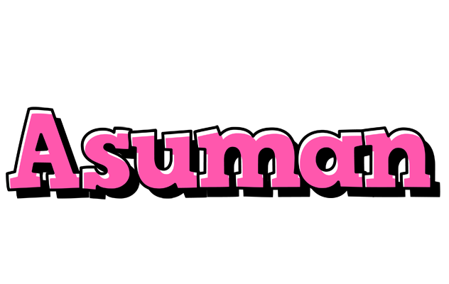 Asuman girlish logo