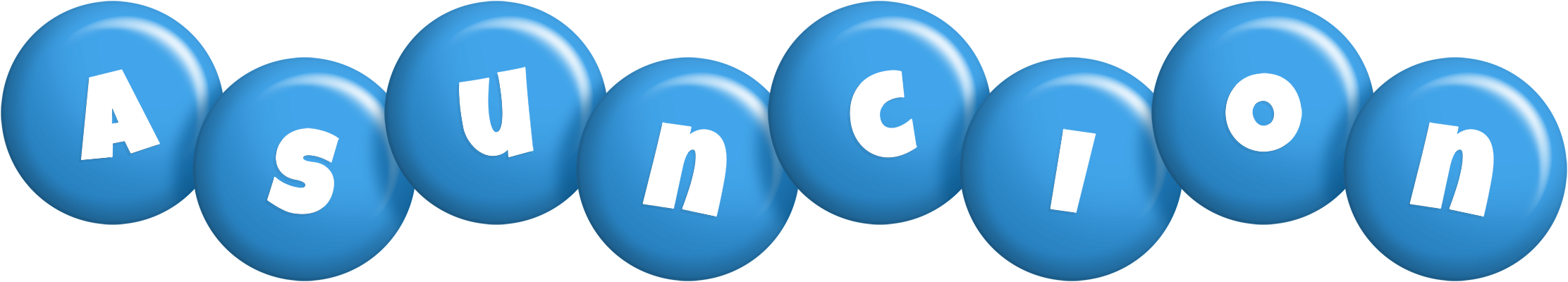 Asuncion candy-blue logo