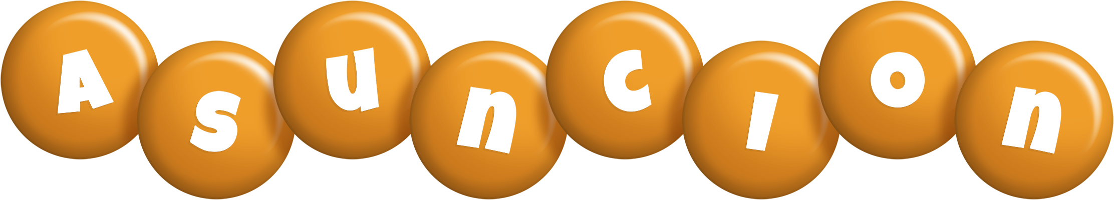 Asuncion candy-orange logo