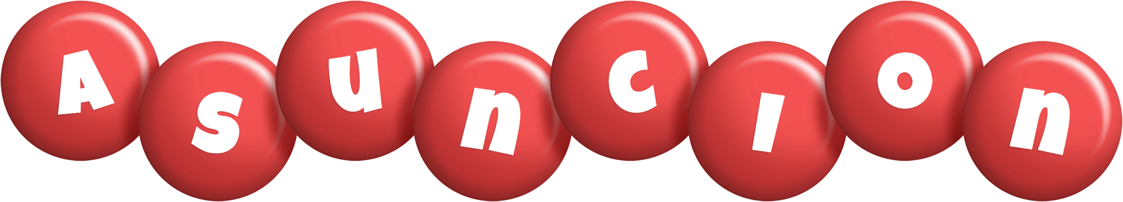 Asuncion candy-red logo