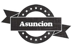 Asuncion grunge logo