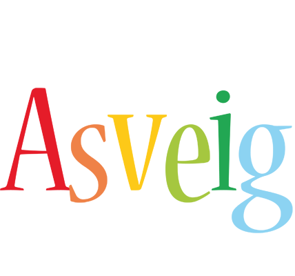 Asveig birthday logo