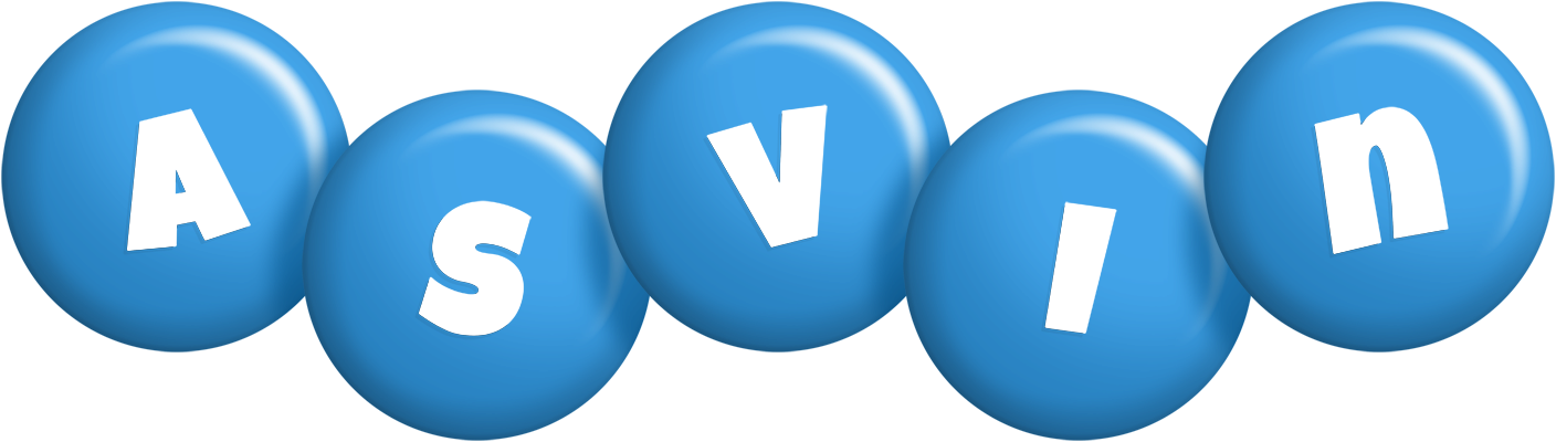 Asvin candy-blue logo