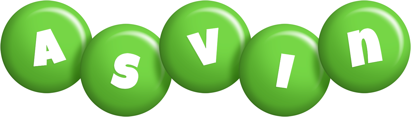 Asvin candy-green logo