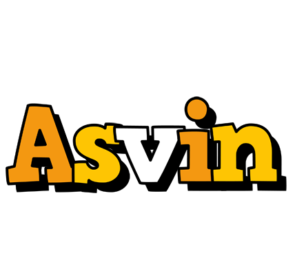 Asvin cartoon logo