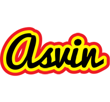 Asvin flaming logo