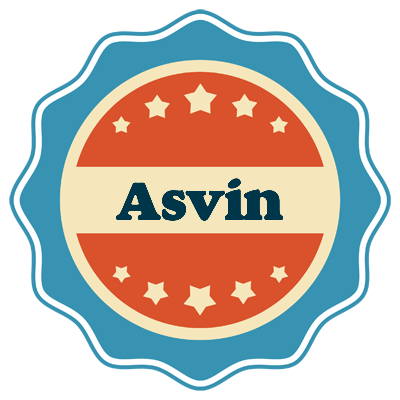 Asvin labels logo