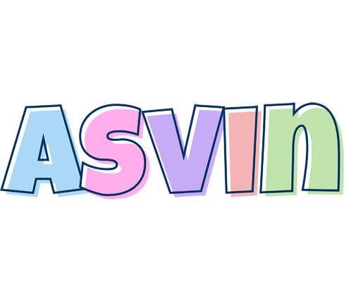 Asvin pastel logo