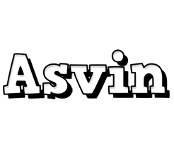 Asvin snowing logo