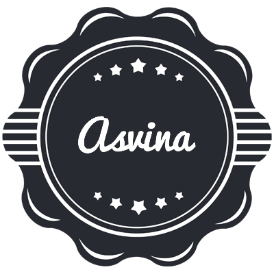 Asvina badge logo