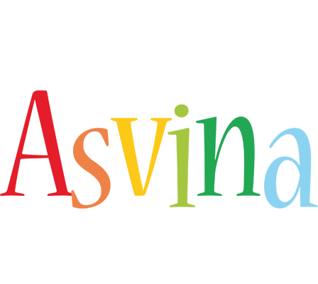 Asvina birthday logo