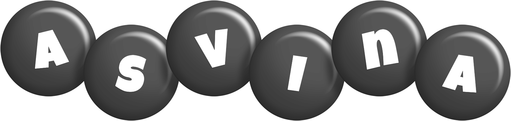 Asvina candy-black logo