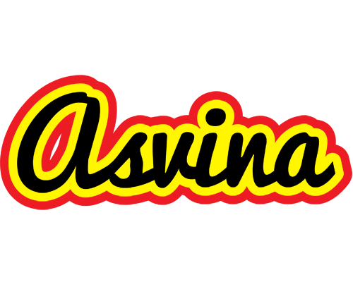 Asvina flaming logo