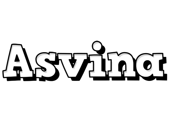 Asvina snowing logo