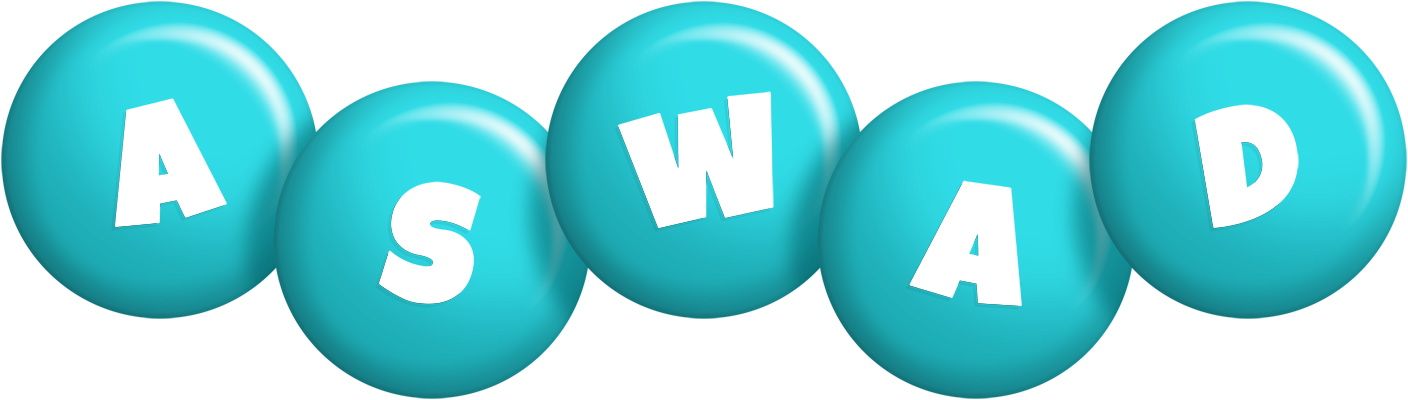 Aswad candy-azur logo