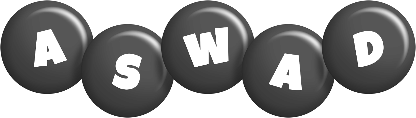 Aswad candy-black logo