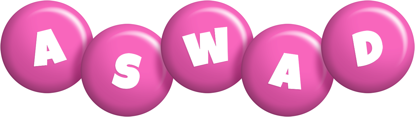Aswad candy-pink logo