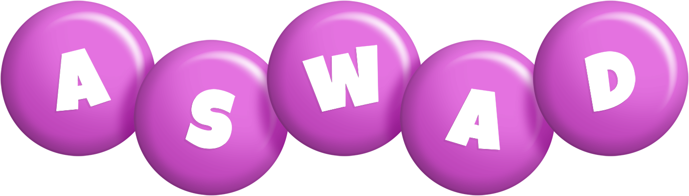 Aswad candy-purple logo