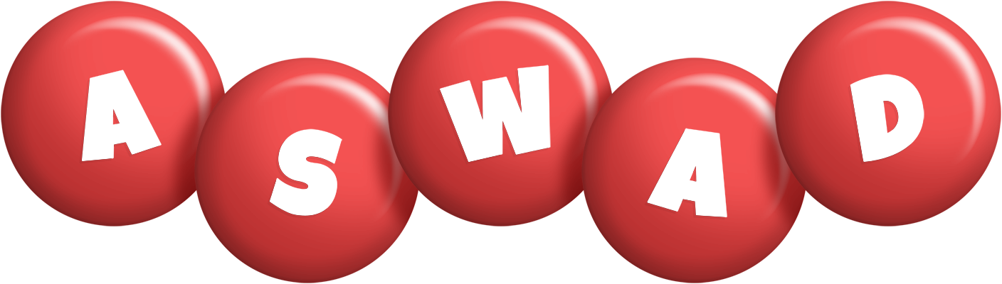 Aswad candy-red logo