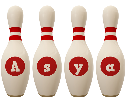 Asya bowling-pin logo