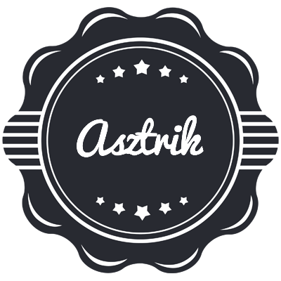 Asztrik badge logo