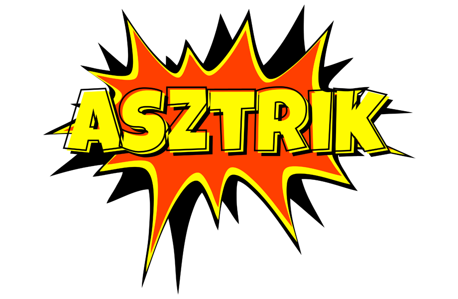 Asztrik bazinga logo