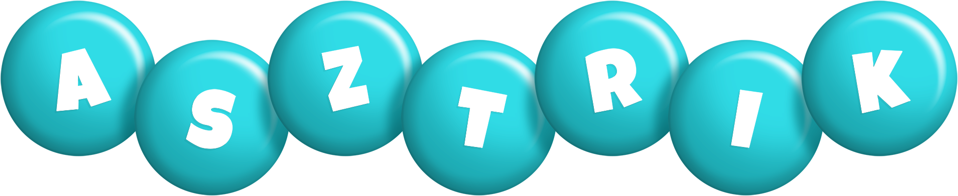 Asztrik candy-azur logo