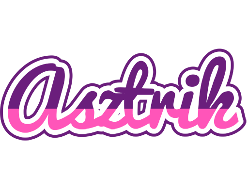 Asztrik cheerful logo