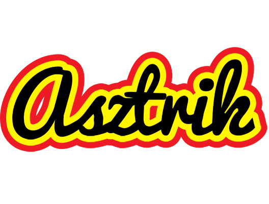 Asztrik flaming logo
