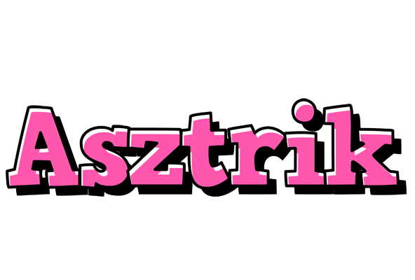 Asztrik girlish logo