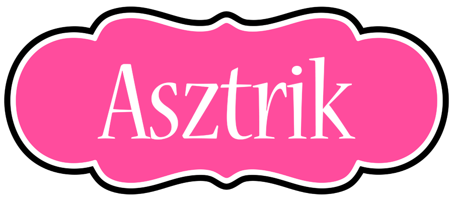 Asztrik invitation logo