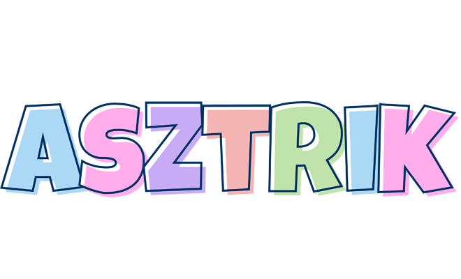 Asztrik pastel logo