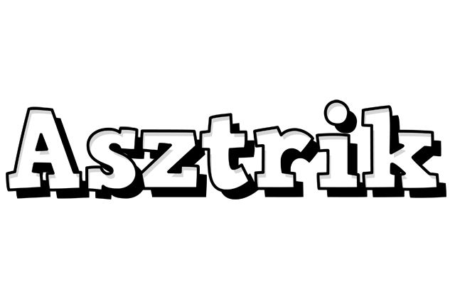 Asztrik snowing logo
