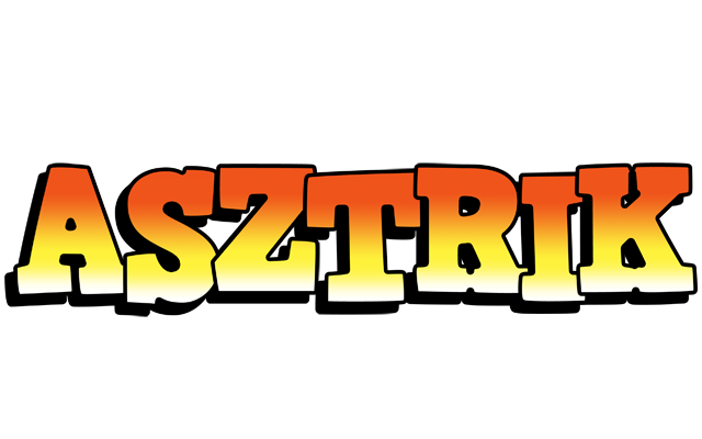 Asztrik sunset logo