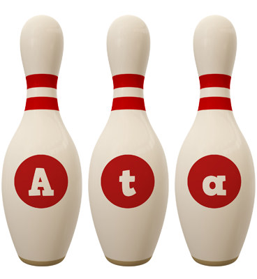 Ata bowling-pin logo