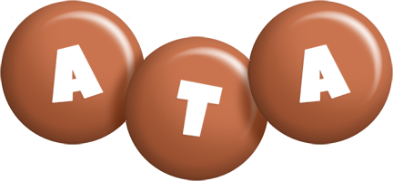 Ata candy-brown logo