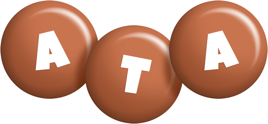Ata candy-brown logo