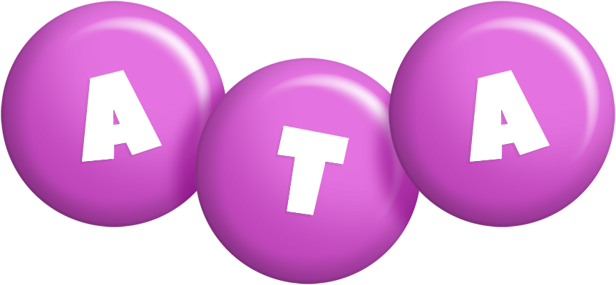Ata candy-purple logo