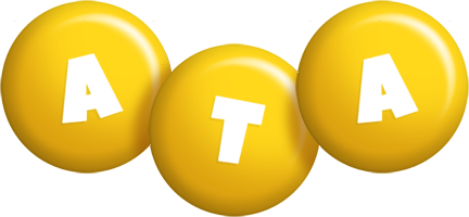 Ata candy-yellow logo