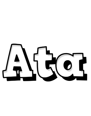 Ata snowing logo