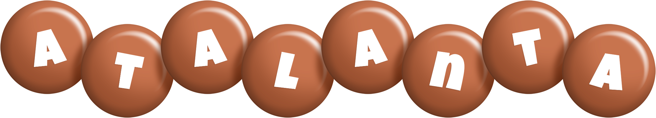 Atalanta candy-brown logo
