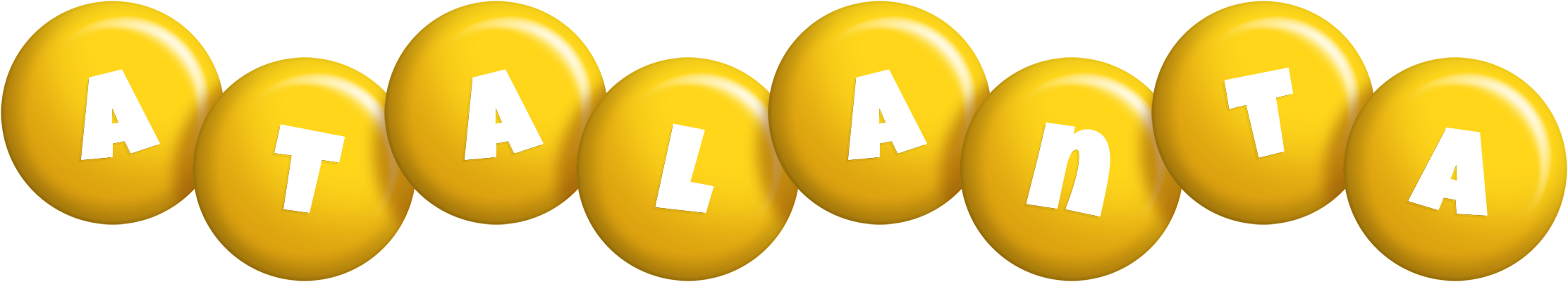 Atalanta candy-yellow logo