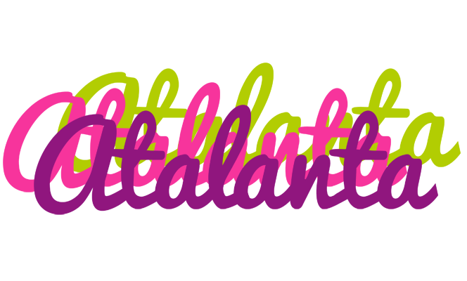 Atalanta flowers logo