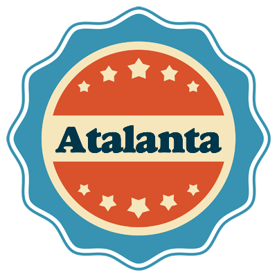 Atalanta labels logo