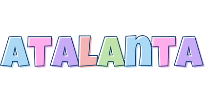 Atalanta pastel logo