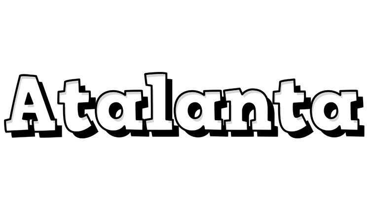 Atalanta snowing logo