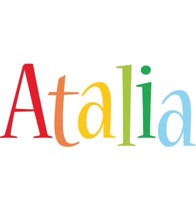 Atalia birthday logo